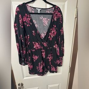 Fun long sleeve romper